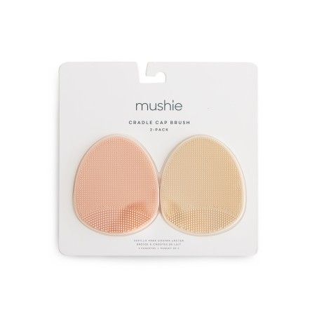 Mushie Szczotka na Ciemieniuchę dla Niemowląt Blush / Shifting Sa