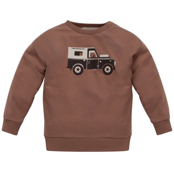 Pinokio Bluza brązowa z nadrukiem Safari 62