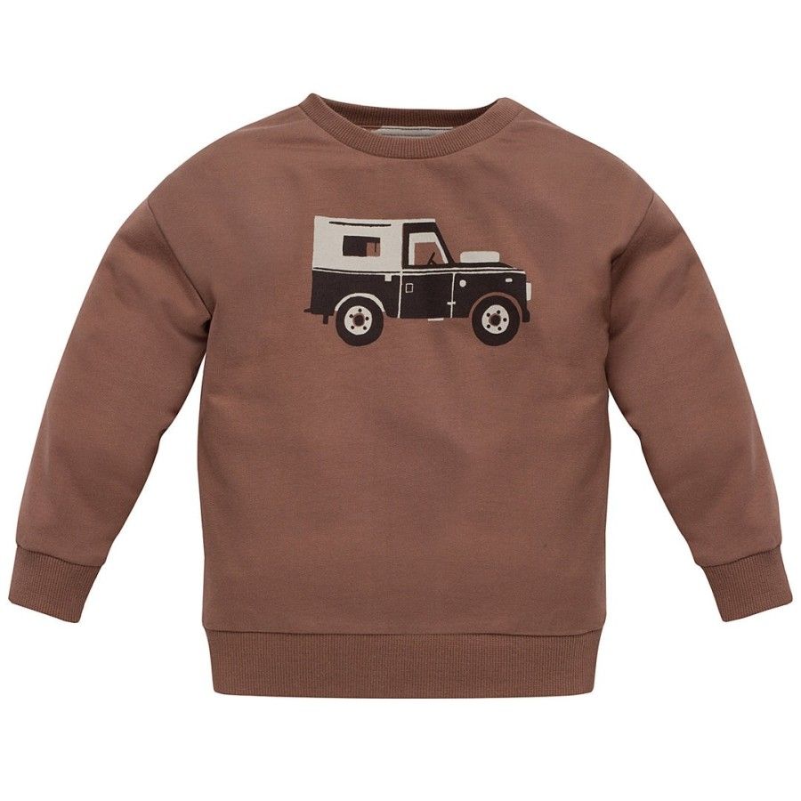 Pinokio Bluza brązowa z nadrukiem Safari 74
