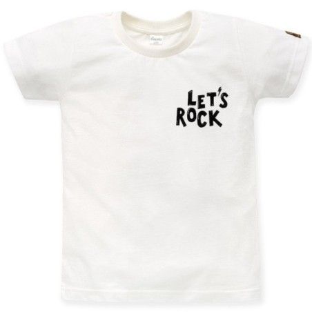 Pinokio T-shirt ecru LETS ROCK 80