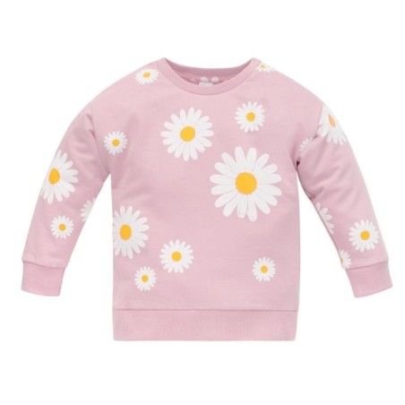 Pinokio Bluza DAISY różowy stokrotki 68