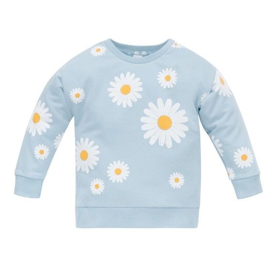 Pinokio Bluza DAISY niebieski stokrotki 74