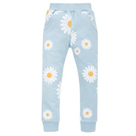 Pinokio Spodnie DAISY niebieski stokrotki 80