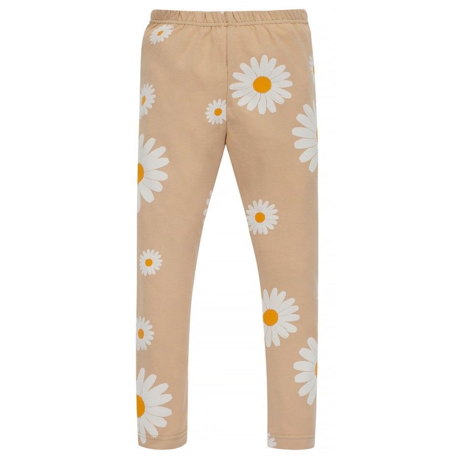 Pinokio Leginsy beżowe w stokrotki DAISY 98