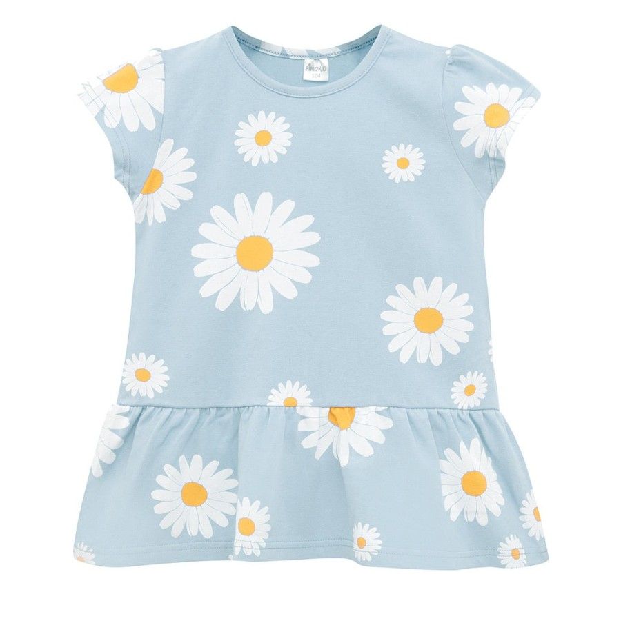 Pinokio Tunika niebieska w stokrotki DAISY 92