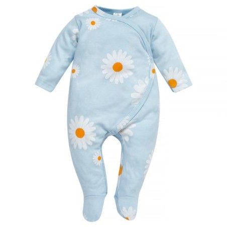 Pinokio Pajacyk niemowlęcy niebieski w stokrotki DAISY 56