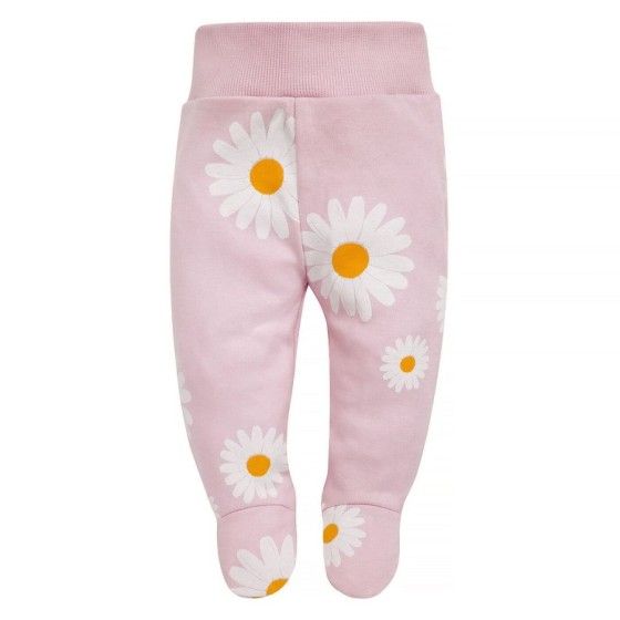 Pinokio Półśpiochy niemowlęce różowe w stokrotki DAISY 68