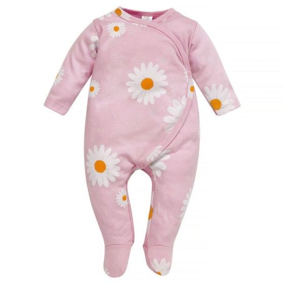Pinokio Pajacyk niemowlęcy różowy w stokrotki DAISY 62