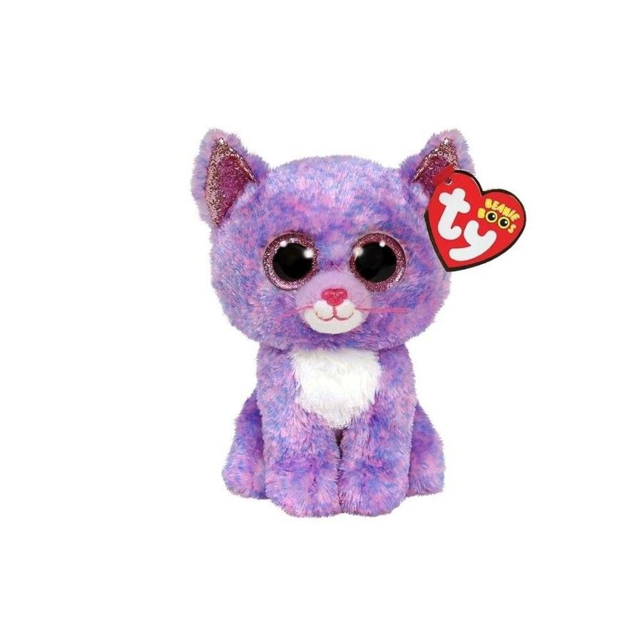 Ty Beanie Boos lawendowy kot CASSIDY 15 cm