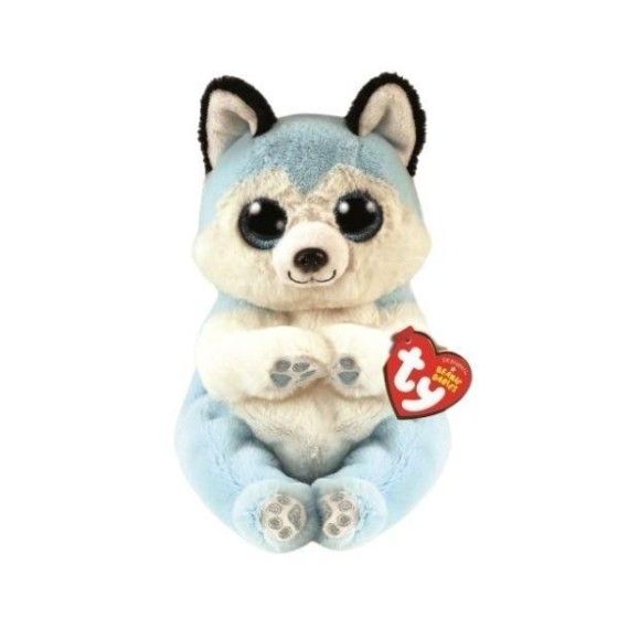 Ty Beanie Bellies niebieski husky THUNDER 15 cm