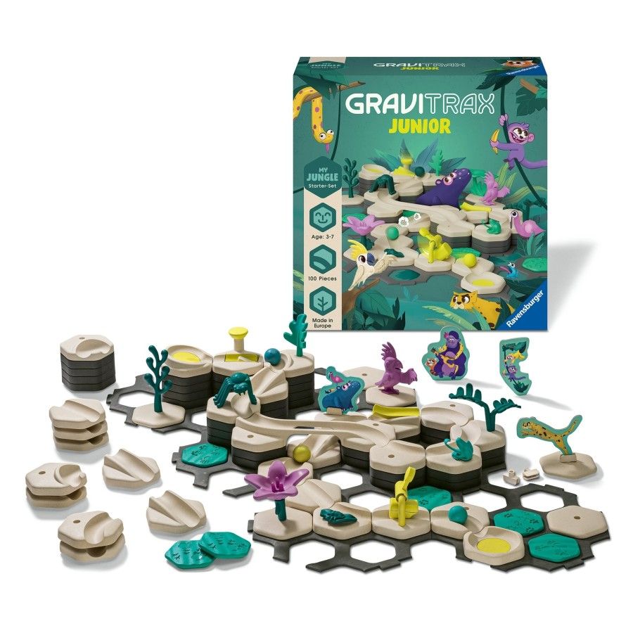 GraviTrax Junior Zestaw Startowy L Dżungla Jungle 100el.