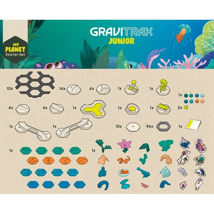 GraviTrax Junior Zestaw Startowy XXL Planeta 200el.