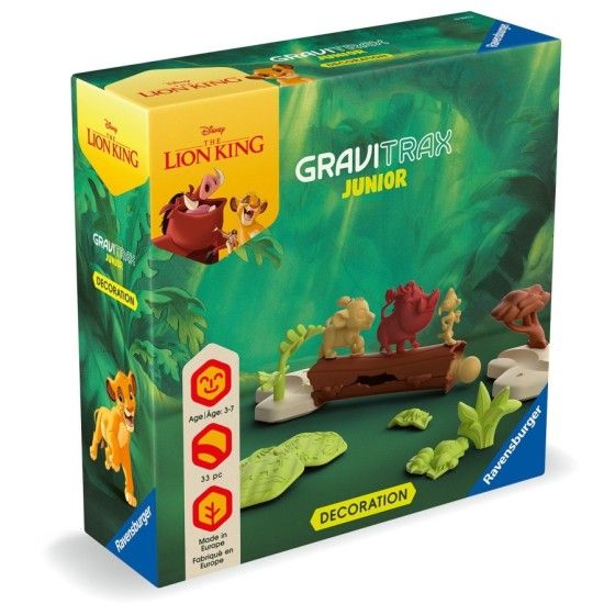 GraviTrax Junior Zestaw Uzupełniający Król Lew 33el.