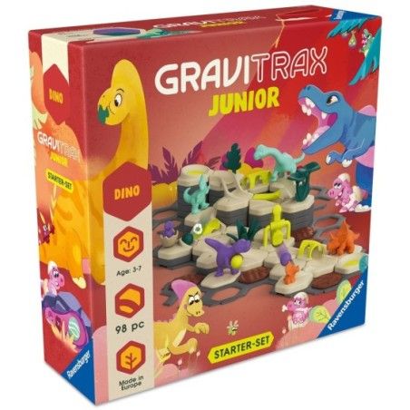 GraviTrax Junior Zestaw Startowy z Dinozaurami L Dino 98el.