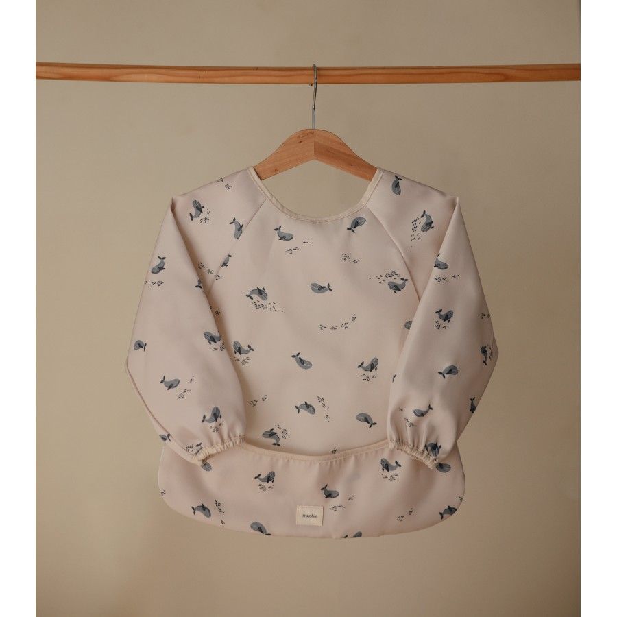 Mushie Śliniak z Rękawami Whales