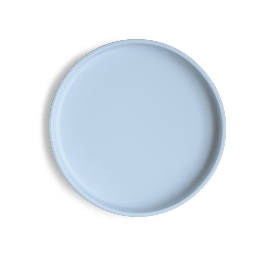 Mushie Talerzyk Silikonowy  z Przyssawką Powder Blue