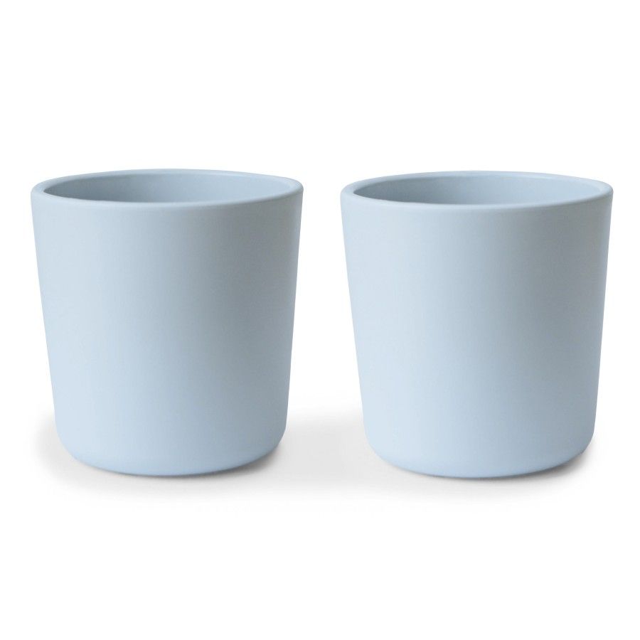 Mushie Zestaw Kubeczki dla Dzieci 225ml Powderblue 2 szt.
