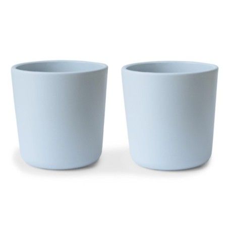 Mushie Zestaw Kubeczki dla Dzieci 225ml Powderblue 2 szt.