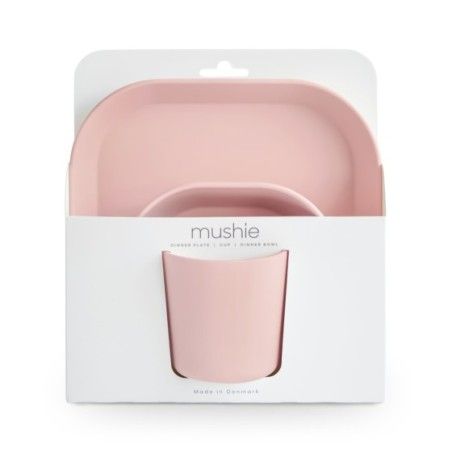 Mushie Zestaw Obiadowy dla Dzieci Blush