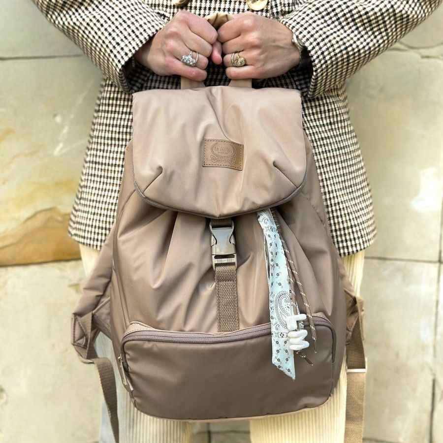 La Millou Plecak Puffer BEIGE
