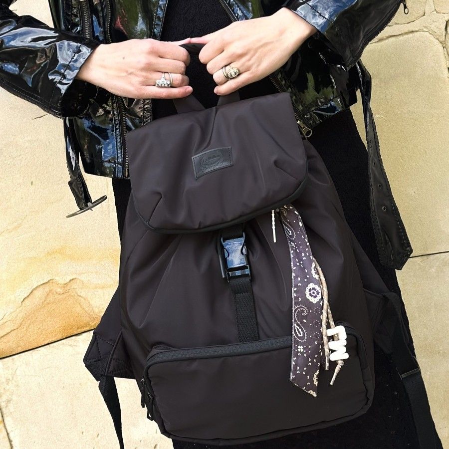 La Millou Plecak Puffer BLACK