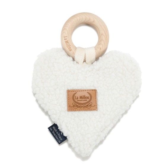 La Millou Gryzak Heart Teddy Bear CREAM