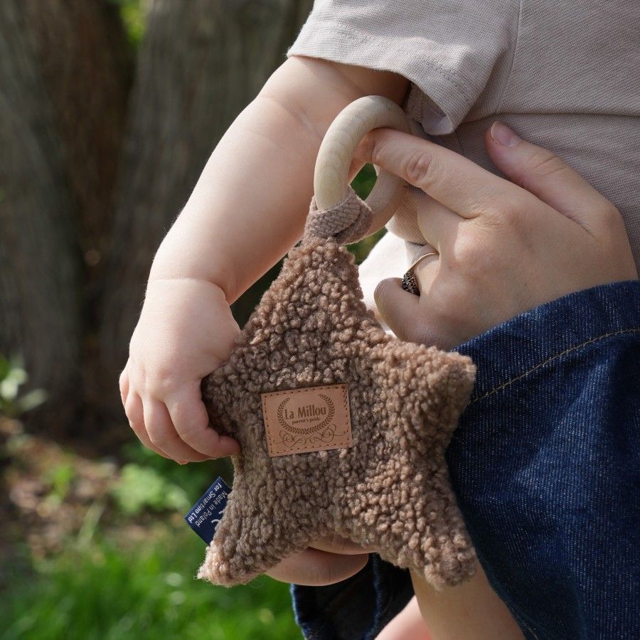 La Millou Gryzak Star Teddy Bear LATTE