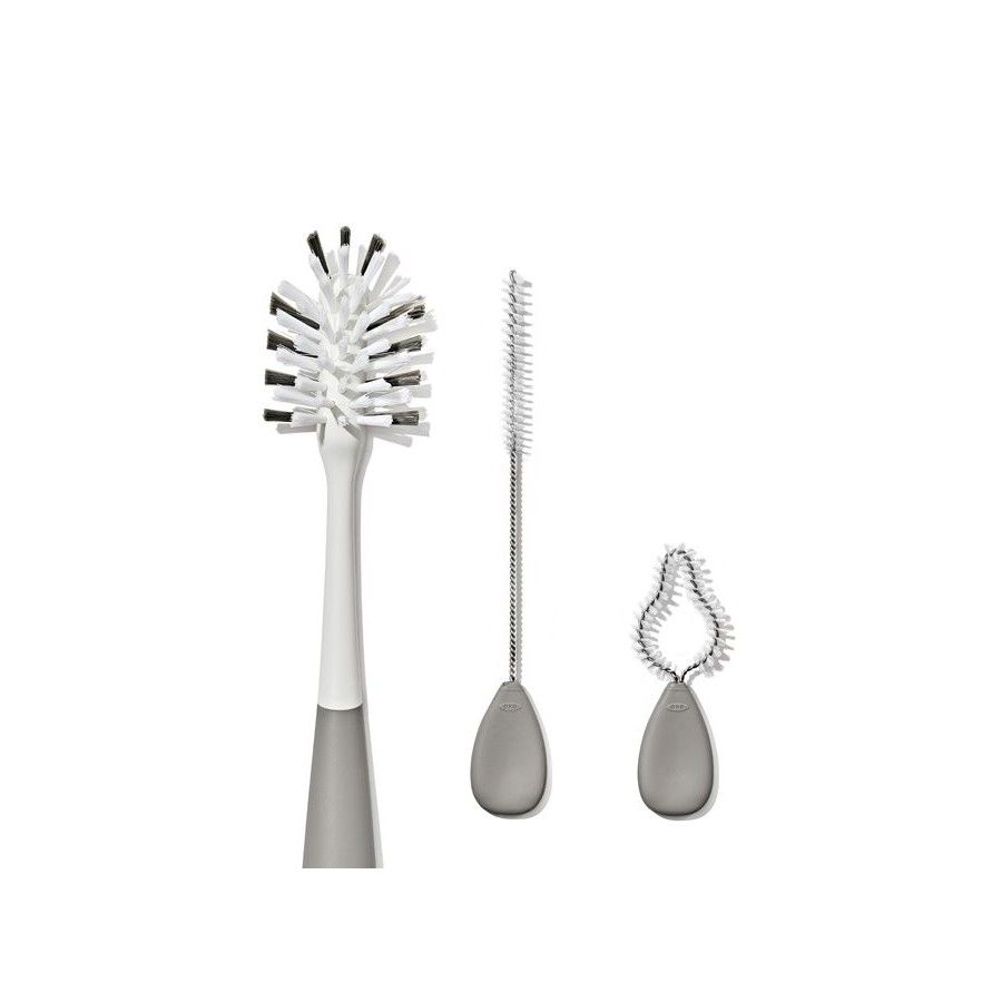 OXO tot Szczotka do Mycia Butelek z Akcesoriami Pebble