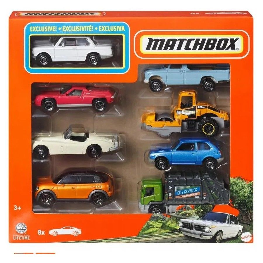 Matchbox Vozidla 8-pak 1:64 HVR81 HRV88