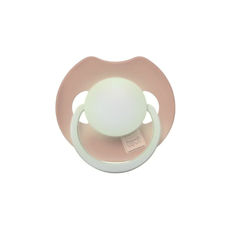 LOVI Smoczek silikonowy dynamiczny Prime ​ 0-6m 1 szt Blush Glow