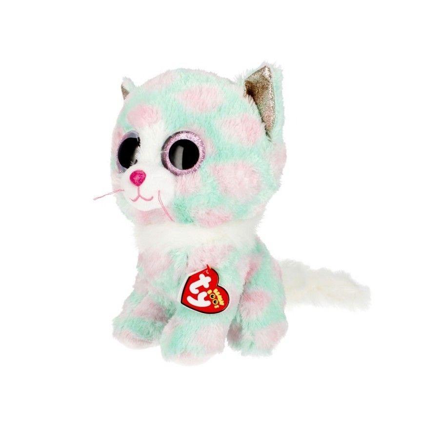 TY BEANIE BOOS 24 CM KOT OPAL PASTELOWY