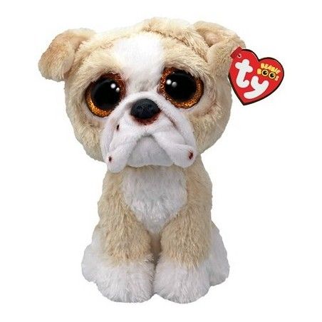 TY Piesek Pooch Pupilki 15cm podpalany angielski buldog