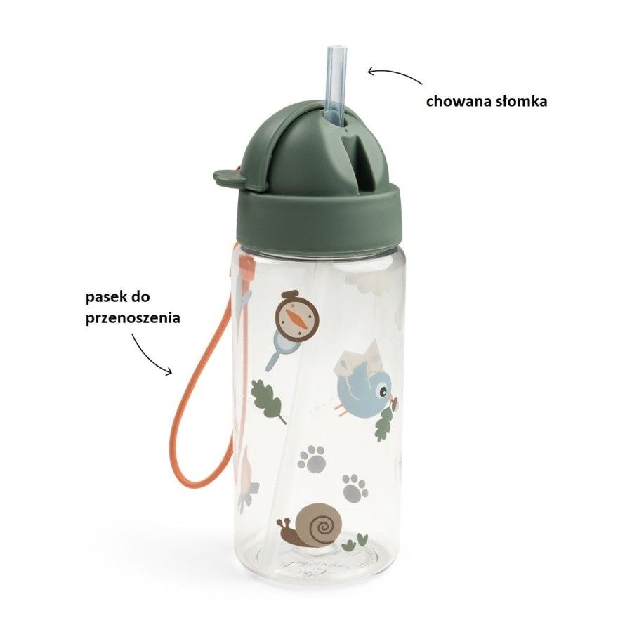 Done by Deer Bidon dla Dziecka 350ml Tiny Trails Green