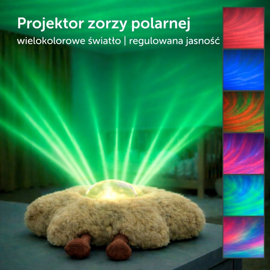 Zazu GAIA Projektor Zorzy Polarnej Beige
