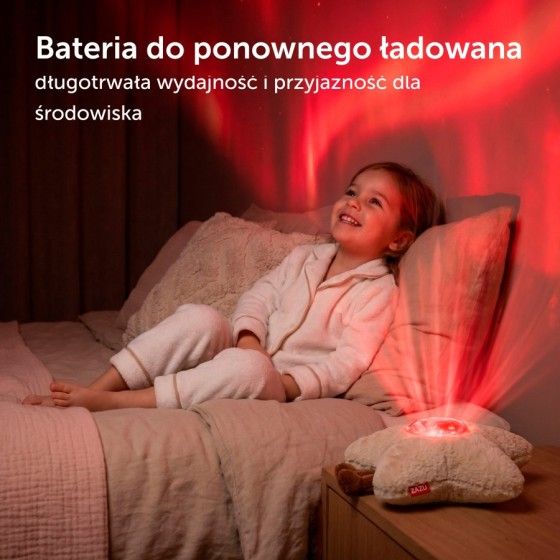 Zazu GAIA Projektor Zorzy Polarnej Beige