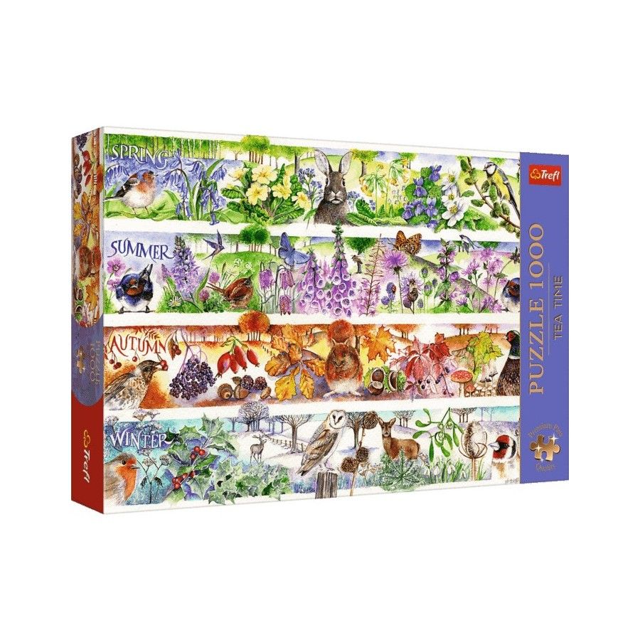 Trefl Puzzle 1000el. Tea Time Cztery Pory Roku