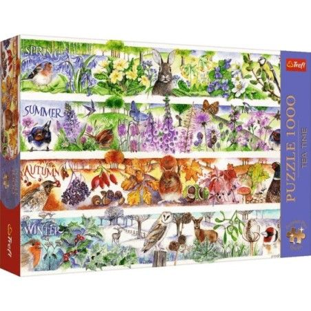 Trefl Puzzle 1000el. Tea Time Cztery Pory Roku