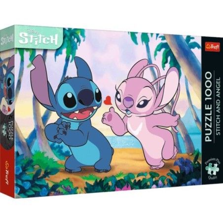 Trefl Puzzle 1000el. Premium Plus Stitch & Angel