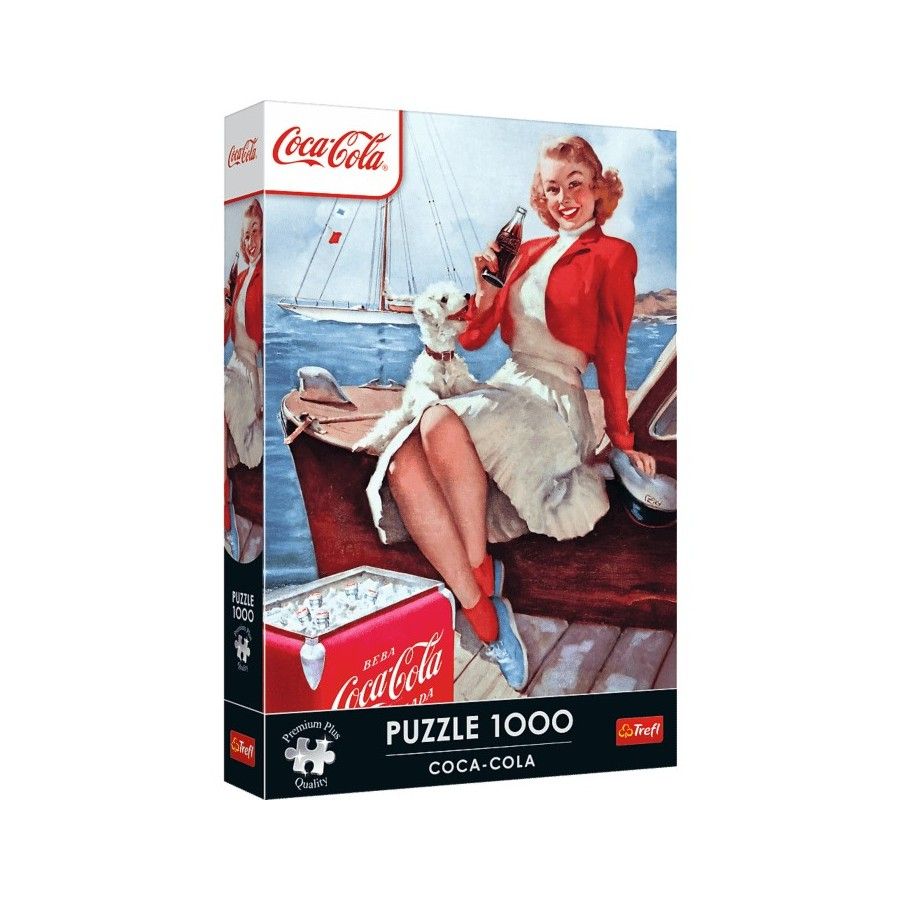 Trefl Puzzle 1000el. Trefl Premium Plus Coca-Cola Czas na przerwę
