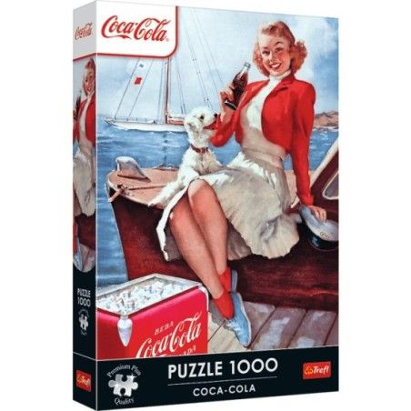 Trefl Puzzle 1000el. Trefl Premium Plus Coca-Cola Czas na przerwę