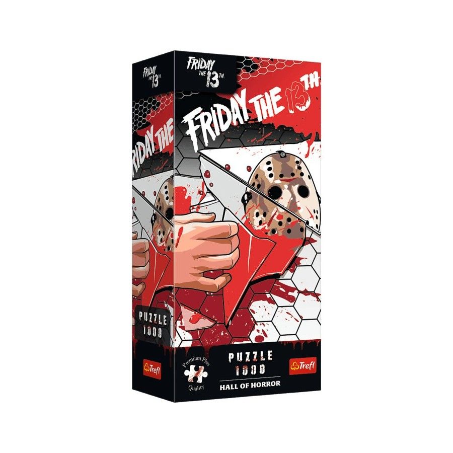 Trefl Puzzle 1000el. Trefl Premium Plus Hall of Horror Piątek Trzynastego