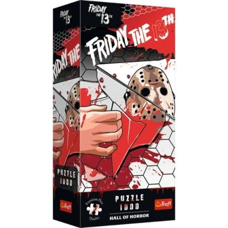 Trefl Puzzle 1000el. Trefl Premium Plus Hall of Horror Piątek Trzynastego