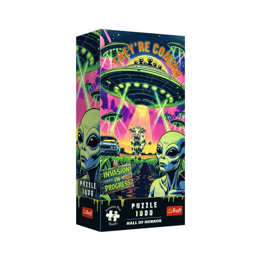 Trefl Puzzle 1000el. Premium Plus Hall of Horror UFO