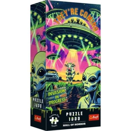 Trefl Puzzle 1000el. Premium Plus Hall of Horror UFO