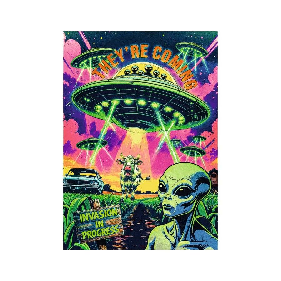 Trefl Puzzle 1000el. Premium Plus Hall of Horror UFO
