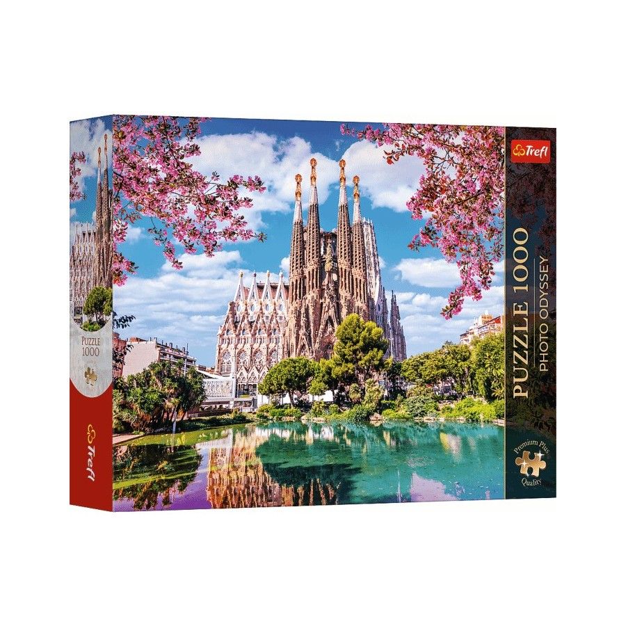 Trefl Puzzle 1000el. Premium Plus Photo Odyssey Sagrada Família, Barcelona, Hiszpania