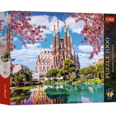 Trefl Puzzle 1000el. Premium Plus Photo Odyssey Sagrada Família, Barcelona, Hiszpania