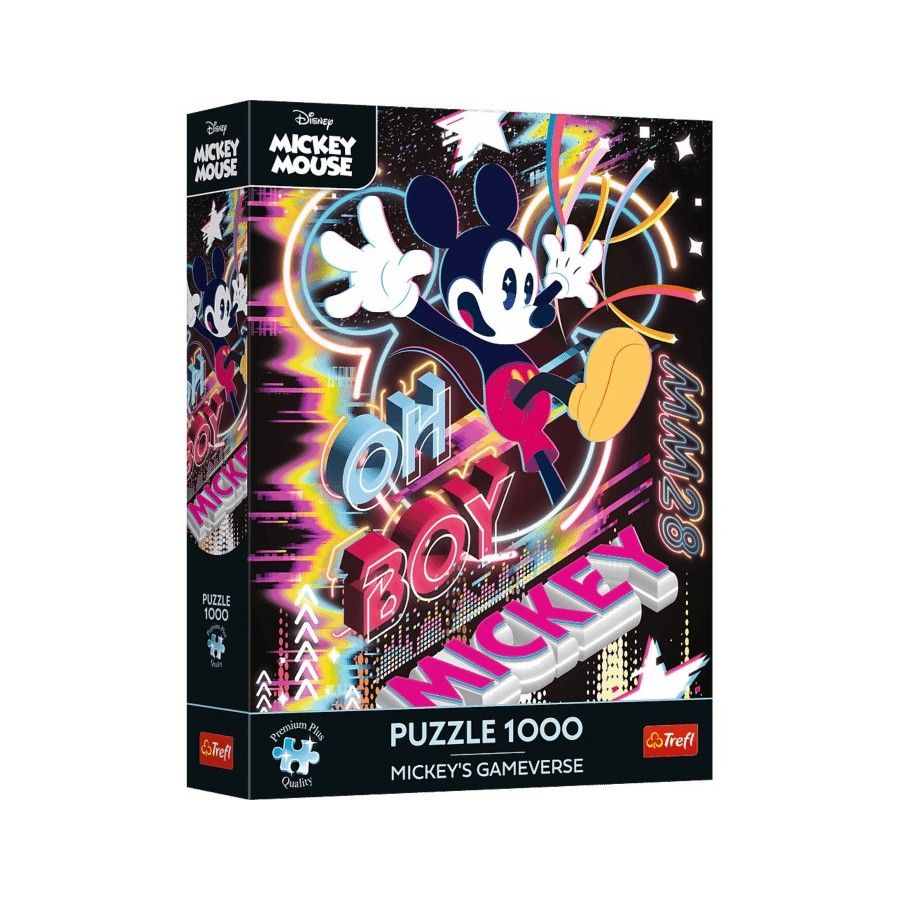 Trefl Puzzle 1000el. Premium Plus Wirtualny świat Myszki Miki