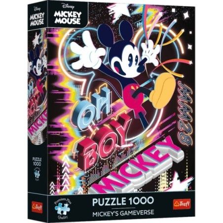 Trefl Puzzle 1000el. Premium Plus Wirtualny świat Myszki Miki