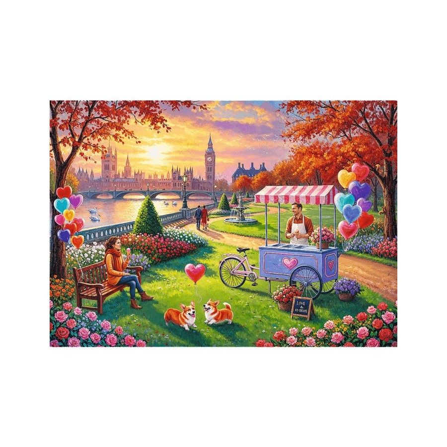 Trefl Puzzle 500el. Premium Plus Love Story Romantyczny Londyn